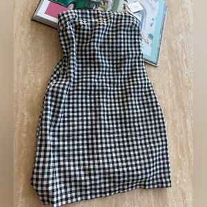 Abercrombie & Fitch Scarlett Strapless Linen Dress